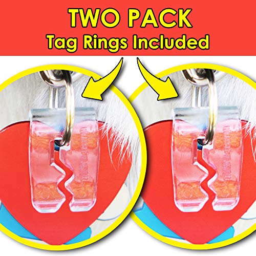 SilenTags Pet Tag Silencer (Clear Two Pack)