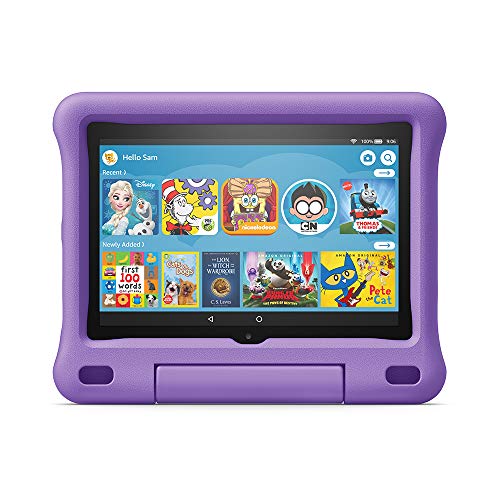 Amazon Kid-Proof Case for Fire HD 8 tablet (Only compatible with 10th generation tablet, 2020 release) Purple