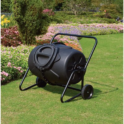 50-Gallon Wheeled Compost Tumbler