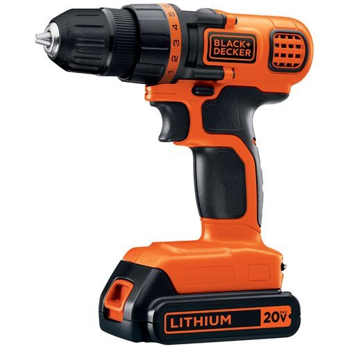 BLACK+DECKER 20V MAX Cordless Drill / Driver, 3/8-Inch (LDX120C)