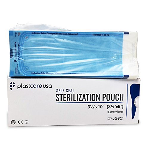 Self Seal Sterilization Pouch 3.5' x 10', 200 per Box
