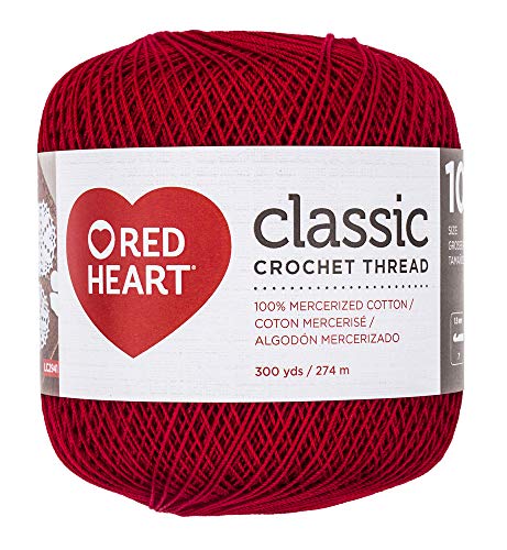 Coats Crochet Classic Crochet Thread, 10, Victory Red