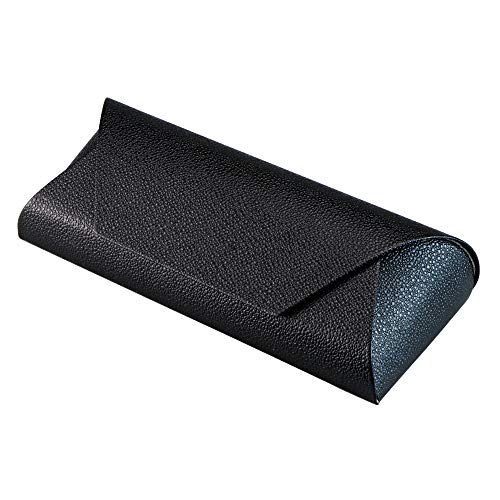 LifeArt Hard Shell Eyeglasses Case, Portable PU Leather Sunglasses Case for Men and Women