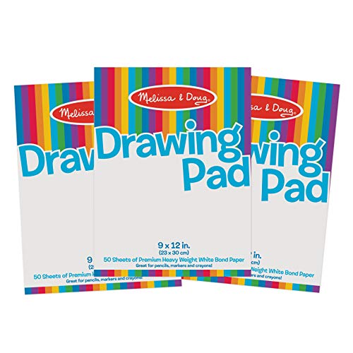 Melissa & Doug Drawing Paper Pad Bundle (3 Pack)