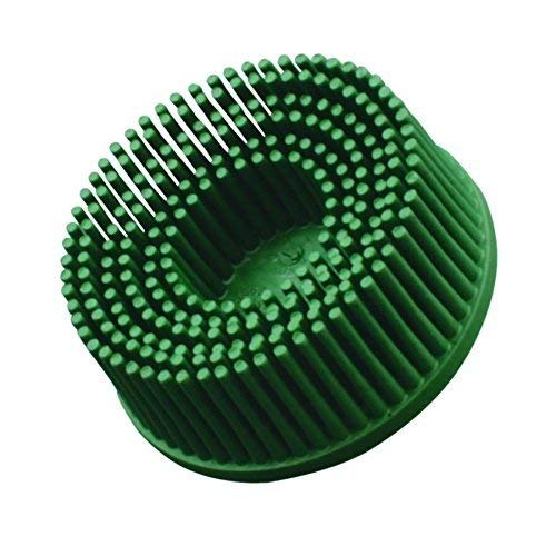 3M 048011-18730 3M-18730 Roloc Bristle Disc Grade-50, Size-2, Green