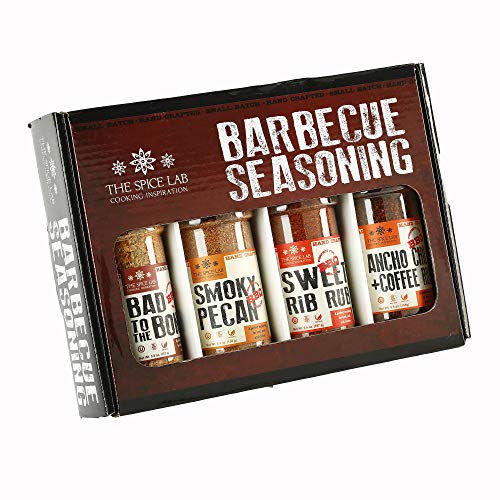 The Spice Lab BBQ Barbecue Spices and Seasonings Set - Ultimate Grilling Accessories Set - Perfect Gift Kit for Barbecues, Grilling, and Smoking - Great Gift for Men or Gift for Dad – Made in the USA