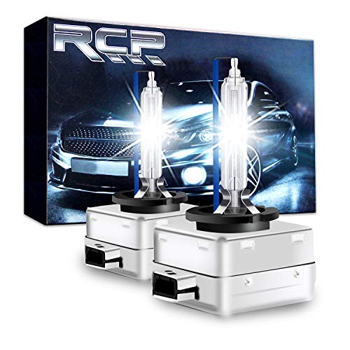 RCP - D1S8 - (A Pair) D1S/ D1R 8000K Xenon HID Replacement Bulb Ice Blue Metal Stents Base Car Headlight Lamps Head Lights 35W