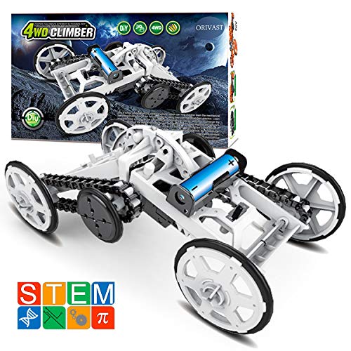 ORIVAST Science Kits for Kids, 4WD Climbing Vehicle STEM Kit | Electronics Circuits Engineering and Science Experiments for Kids and Teens | DIY STEM Toys for Boys and Girls