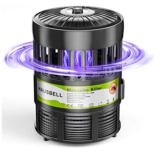 HAUSBELL Mosquito Killer Lamp, Electric Bug Zapper, Mosquito Trap, Pests Gnat Trap, Insect Fly Trap, LED Bug Control Inhaler, USB Powered
