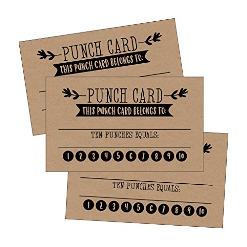 25 Rewards Punch Cards for Kids, Students, Teachers, Small Business, Classroom, Chores, Reading Incentive Awards for Teaching Reinforcement Education Class Supplies Loyalty Encouragement Work Supply