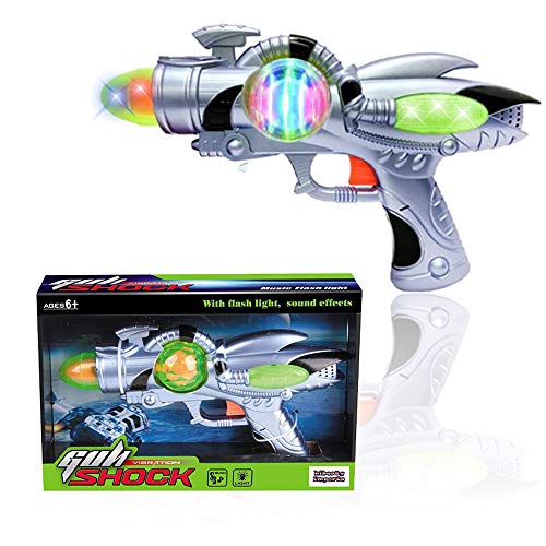 Liberty Imports Galactic Space Infinity Blaster Pistol Toy Gun for Kids with Flashing Lights and Blasting FX Sounds (Edition 1)