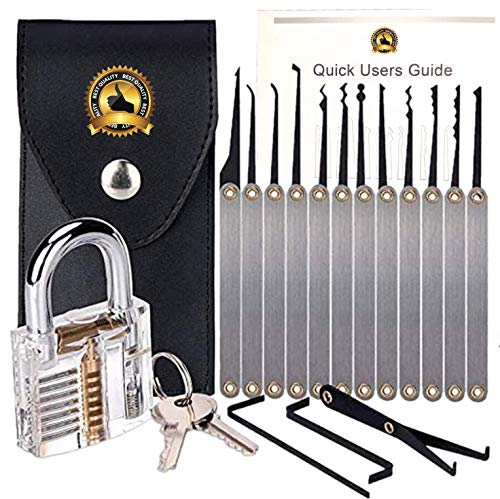 Stainless Steel Multifunctional Tool Lock Set 15 PCS