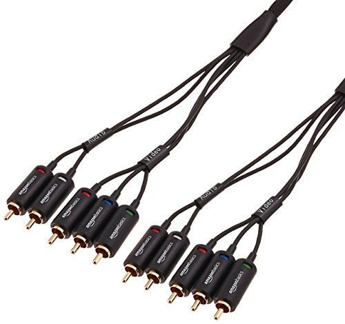 AmazonBasics RCA Component Video Cable with Audio - 6 Feet