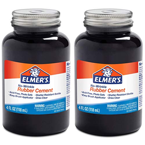 Elmer's No-Wrinkle Rubber Cement (2-Pack)