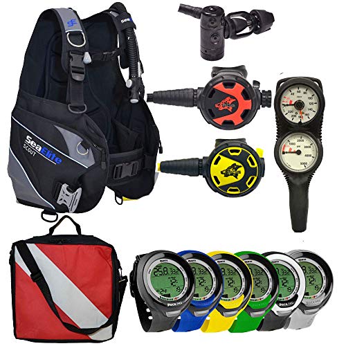 Divers Supply Scuba Package Special of The Month (Medium/Puck Pro Plus Yellow)