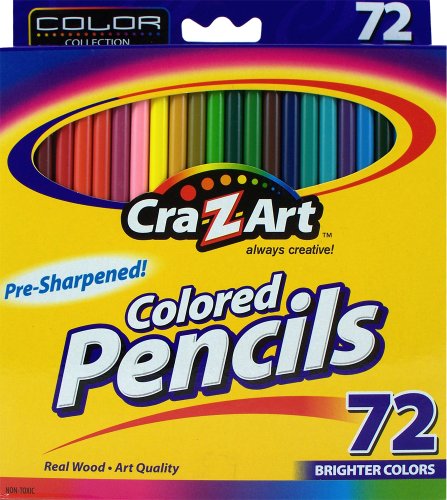 Cra-Z-art Colored Pencils, 72 Count (10402),Assorted