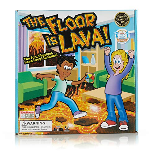 The Floor is Lava - Interactive Game for Kids and Adults - Promotes Physical Activity - Indoor and Outdoor Safe