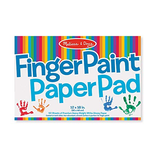 Melissa & Doug Finger Paint Paper Pad (12'x18')
