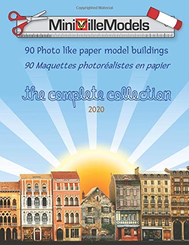 MiniVilleModels, 90 Photo like paper model buildings (The complete collection)