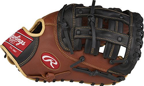 Rawlings Sandlot Series Leather Modified Pro H Web Baseball Glove, 12-1/2', Right Hand Throw