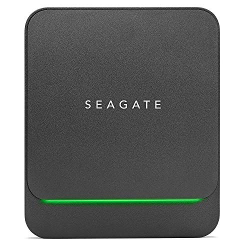 Seagate Barracuda Fast SSD 500GB External Solid State Drive Portable – USB-C USB 3.0 for PC, Mac, Xbox & PS4-3-Year Rescue Service (STJM500400)