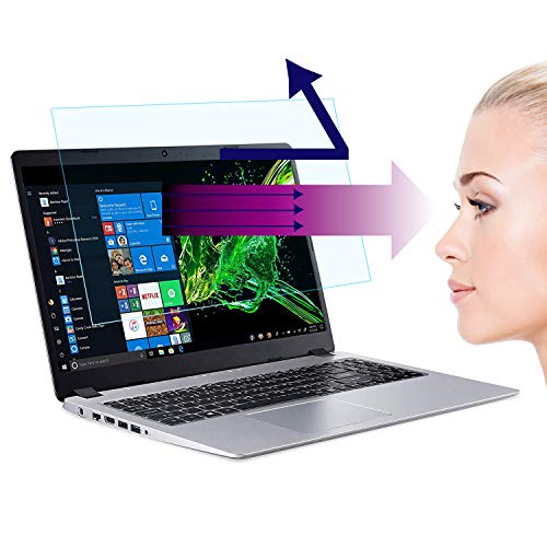 2-Pack Laptop Screen 15.6 Inch Anti Blue Light and Anti Glare Filter Screen Protector, Eye Protection Blue Light Blocking& Anti Glare Screen Protector for All 15.6' with Display 16:9 Laptops