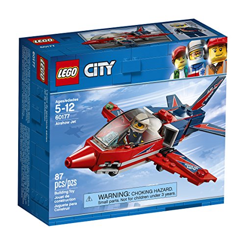 LEGO City Airshow Jet 60177 Building Kit (87 Piece)