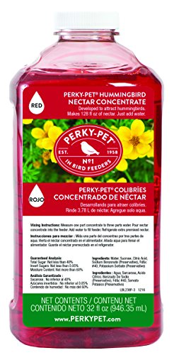 Perky-Pet 238 Hummingbird Nectar, 32-Ounce Concentrate