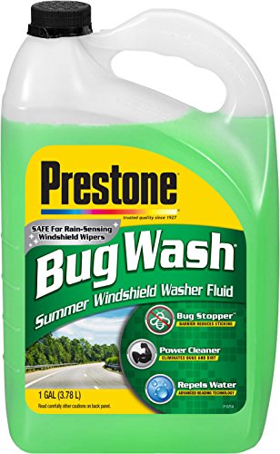 Prestone AS657 Bug Wash Windshield Washer Fluid, 128 Ounces (1 Gallon)