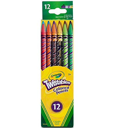 Crayola Twistables Colored Pencils, 12 Count, Assorted Colors