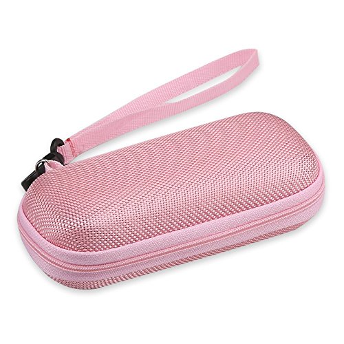 AGPTEK Carrying Case, EVA Hard Case Cover for Digital Voice Recorders, Bose QC20, MP3 Player, Pink