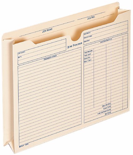 Adams 2 Inch Expanding Job Folder, , 9.5 x 11.75 Inches, Manila, 15 per Pack (9294E)