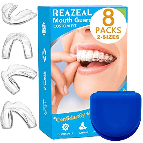 Health Professional Dental Guard - Pack of 8 - New Upgraded Anti Grinding Dental Night Guard, Stops Bruxism, Tmj & Eliminates Teeth Clenching