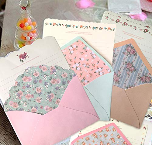 SCStyle 32 Cute Kawaii Lovely Special Design Writing Stationery Paper with 16 Envelope - 32 Letter paper (7.1x5.2 inch) by SCStyle