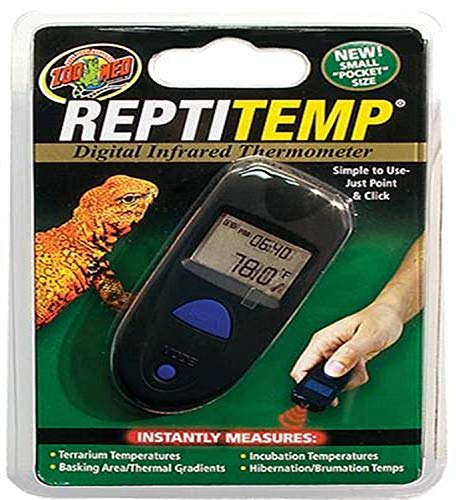 Zoo Med ReptiTemp Digital Infrared Thermometer, 6 x 1.3 x 6 inches