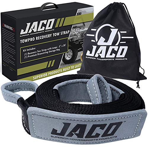 JACO TowPro Recovery Tow Strap (3' x 20 ft)