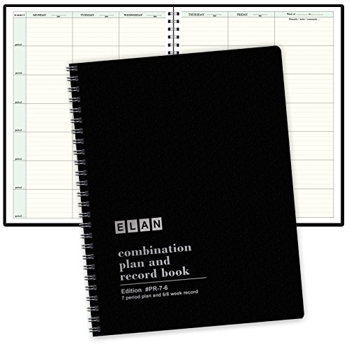 Combination Plan and Record Book: One efficient 8-1/2' x 11' Book for Lesson Plans and Grades Combines W101 and R6080 - (PR7-6)