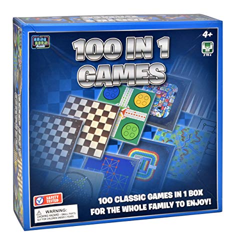 Classic Game Collection, 100 Family Board Games for Adults and Kids
