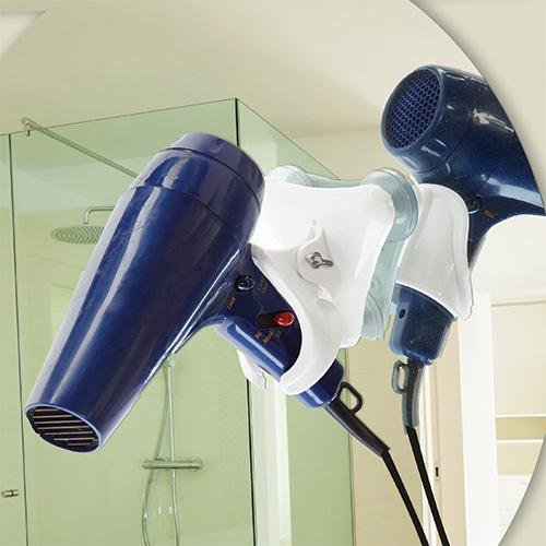 Hands Free Hair Dryer Holder - Compact For Home And Travel! By JUMBL