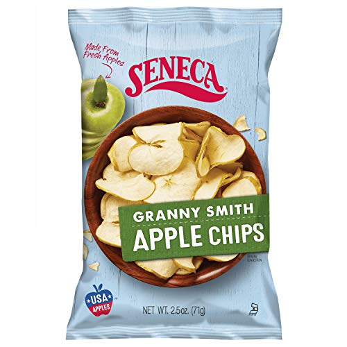 Seneca Granny Smith Apple Chips | Made from Fresh Apples | 100% Granny Smith Apples | Yakima Valley Orchards of Washington | Crisped Apple Perfection | Foil-Freshness bag | 2.5 ounce (Pack of 12)