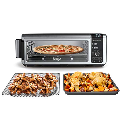 Ninja Foodi Digital Fry, Convection Oven, Toaster, Air Fryer, Flip-Away for Storage, with XL Capacity, and a Stainless Steel Finish