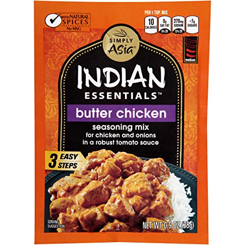 Indian Essentials Butter Chicken Seasoning Mix, 0.9 oz (Pack of 12)