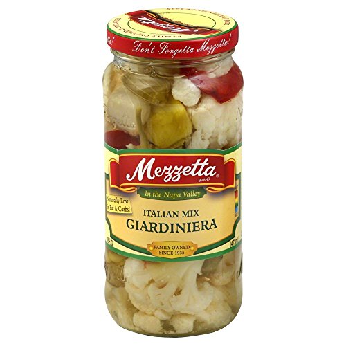 Mezzetta Italian Mix, Giardiniera, 16-Ounce (Pack of 3)