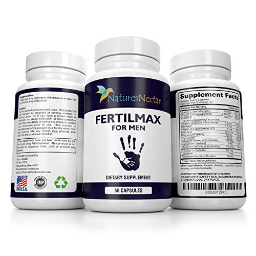 Male fertility supplements - Advanced Fertility Blend For Men Can Help to Increase Sperm Health, Count, Volume and Rate of Conception - Conceive and Get Pregnant Fast with Semen Aid Booster Supplement