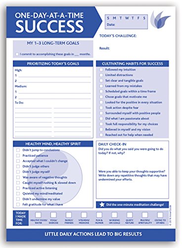 Student & Adult Planning Pad for Success by InnerGuide - 90 Sheets - Undated Daily Planner by Inner Guide Planners