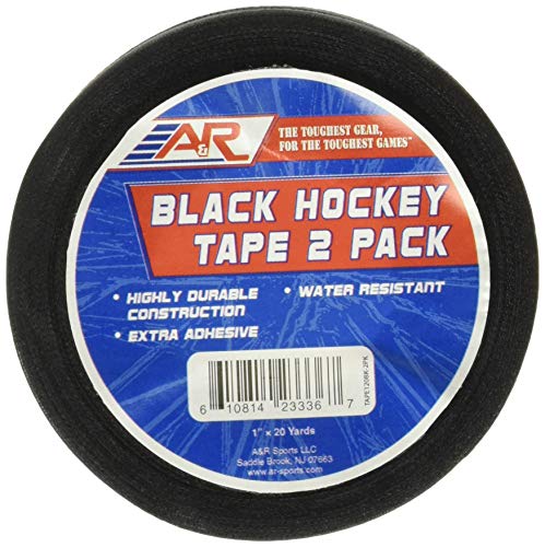 A&R Sports Black Hockey Tape - 2 Pack