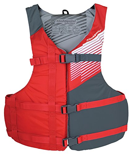 Stohlquist Fit Life Jacket, Red/Gray