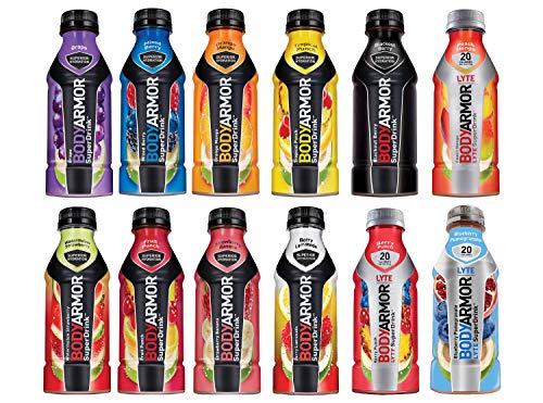 Body Armor Superdrink Variety Pack,( 8 Flavors ), 16 Ounce Bottles, 24 Pack, Assorted