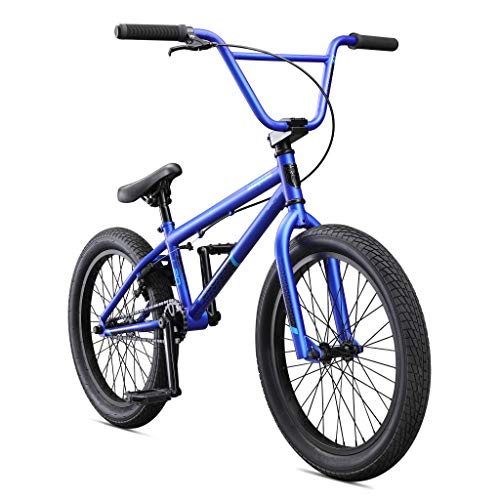 Mongoose Legion L20 Freestyle BMX Bike Line for Beginner-Level to Advanced Riders, Steel Frame, 20-Inch Wheels, Blue