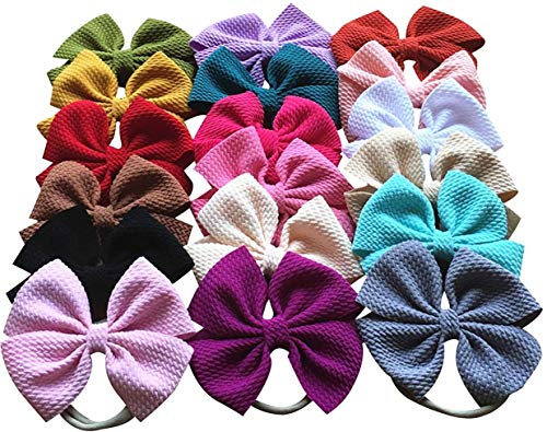 Toptim Baby Girl's Headbands and Bows for Newborn Infant Toddler Photographic Accessories (18 Pack-TP3)